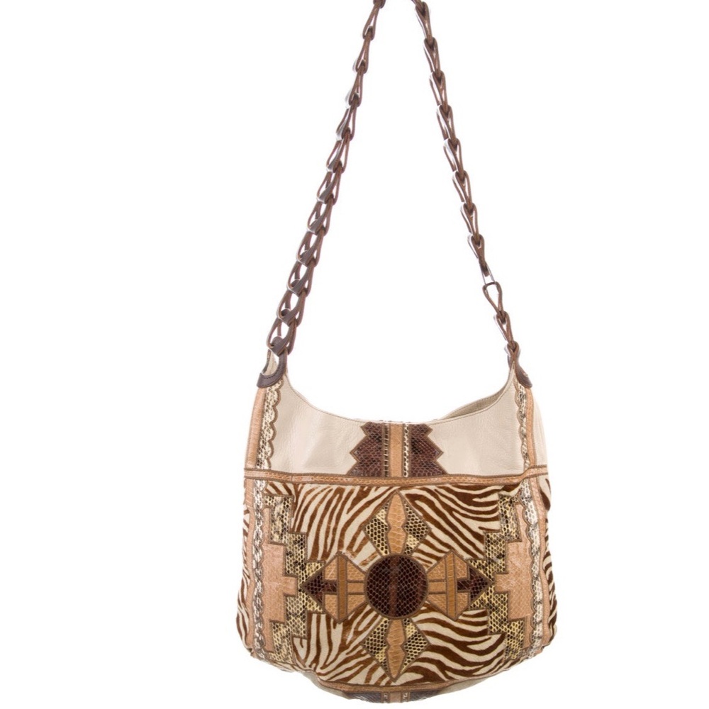 Jimmy Choo Patchwork Shoulder Bag